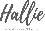 Hallie - A Fabulous WordPress Theme